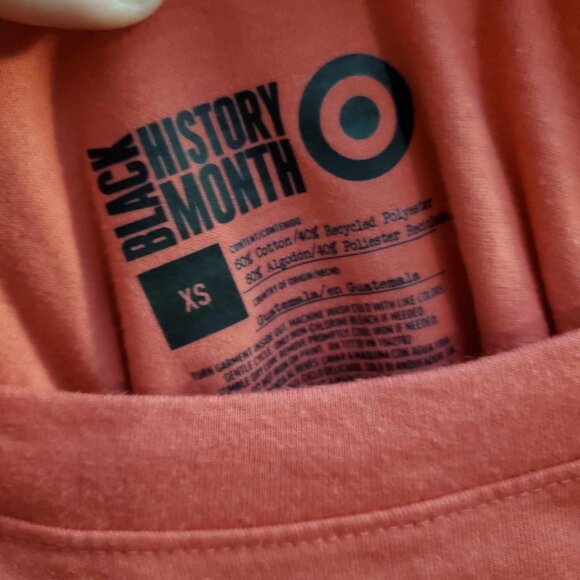 Black History Month Roll Sleeve Graphic T-Shirt - NWT! - Picture 2 of 5